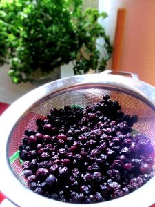 Strained Organic Blueberries